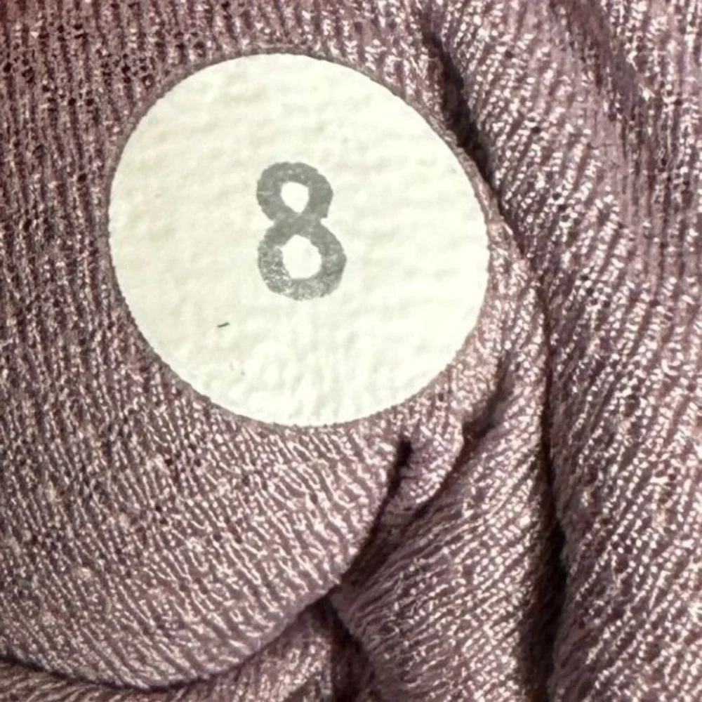 Lululemon Sweatshirt Womens 8 Pink Black Run Swiftly Tech Half Zip Pullover Logo